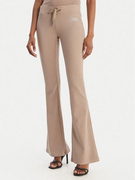 Juicy Couture Spodnie dresowe Christine JCWBJ126309 Beżowy Flared Leg. Brązowe spodnie dresowe Juicy Couture, m, bez wzorów, z dresówki. Za 349,99 zł.