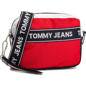 Torebka TOMMY JEANS - Logo Cam AU0AU00191 901. Listonoszki marki Tommy Jeans. W wyprzedaży za 239,00 zł.