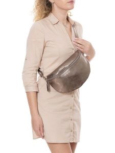 Lia Biassoni Skórzana saszetka "Scaffaiolo" w kolorze beżowym - 31 x 20 x 1 cm rozmiar: onesize. Brązowe nerki i saszetki Lia Biassoni, bez wzorów, z materiału. Za 173,99 zł.