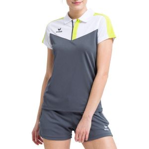 Damska koszulka polo Erima Squad. Białe bluzki Erima, xs, bez wzorów, z materiału, sportowe, bez kołnierzyka, bez ramiączek. Za 137,75 zł.