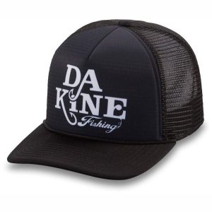 Czapka z daszkiem Dakine Vacation Trucker Black 2024. Czarne czapki Dakine, bez wzorów, z materiału, sportowe. Za 89,00 zł.