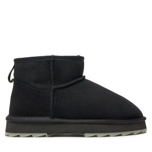 Śniegowce EMU Australia. Czarne buty zimowe EMU Australia, bez obcasa, bez zapięcia. Za 699,99 zł.