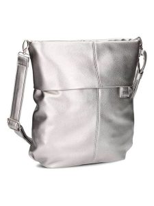 Zwei Torebka w kolorze srebrnym - 31 x 32 x 13 cm rozmiar: onesize. Szare torebki klasyczne Zwei, bez wzorów, z materiału, przez ramię, bez dodatków. Za 165,55 zł.