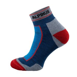 Skarpety trekkingowe Alpinus Sveg Low Merino. Niebieskie skarpetki ALPINUS, bez wzorów, z wełny. Za 45,00 zł.