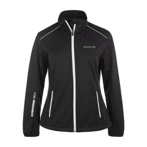 Kurtka do narciarstwa biegowego damska Endurance Zora XCS. Czarne kurtki ENDURANCE, bez wzorów, z softshellu, bez kaptura. Za 299,99 zł.