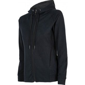 Bluza damska BLD602 - czarny - Outhorn. Czarne bluzy marki Outhorn, na lato, z bawełny. W wyprzedaży za 49,99 zł.