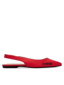 LOVE MOSCHINO Baleriny JA11021G1MIM0502 Koralowy. Pomarańczowe balerinki LOVE MOSCHINO, bez wzorów, z materiału, bez obcasa, bez zapięcia. Za 489,99 zł.
