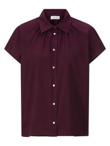 Rich & Royal Koszula w kolorze bordowym rozmiar: 38. Czerwone koszule Rich & Royal, bez wzorów, bez kołnierzyka, bez ramiączek. Za 189,95 zł.