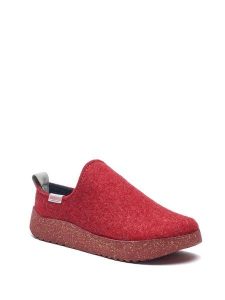 Comfortfusse Kapcie w kolorze czerwonym rozmiar: 40. Czerwone kapcie Comfortfüße, bez wzorów, z materiału. Za 278,45 zł.