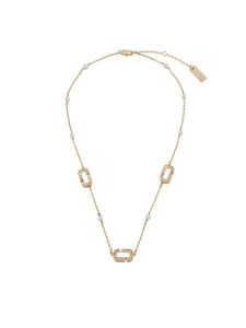Marc Jacobs Naszyjnik The J Mrc Luxe Station 2P5JNC001J21 Złoty. Żółte naszyjniki Marc Jacobs, metalowe. Za 539,99 zł.