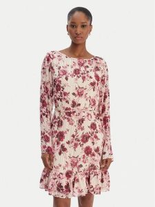 Guess Sukienka codzienna W6RK37 WJ712 Beżowy Regular Fit. Brązowe sukienki Guess, na co dzień, xl, z aplikacjami, z syntetyku, bez kołnierzyka, bez ramiączek, proste. Za 659,99 zł.