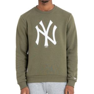 Bluza New Era New York Yankees Crew Neck. Białe bluzy New Era, m, bez wzorów, bez kaptura. Za 215,85 zł.