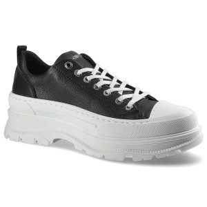 Czarne Sneakersy Damskie Chebello Stylowe Półbuty. Czarne półbuty CheBello, bez wzorów, z jeansu, bez obcasa, bez zapięcia. Za 275,00 zł.