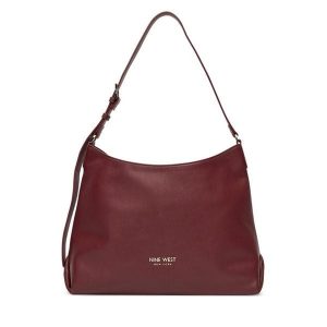 Torebka Nine West. Czerwone torebki klasyczne Nine West, bez wzorów, bez dodatków. Za 279,99 zł.