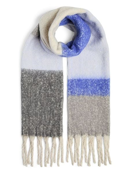 Pieces Szal w kolorze szarym rozmiar: onesize. Szare szaliki Pieces, bez wzorów. Za 79,21 zł.