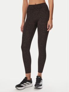 Adidas Legginsy Optime Primelift Snake KG0529 Brązowy. Brązowe legginsy ADIDAS, bez wzorów. Za 349,99 zł.