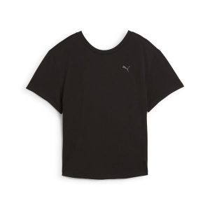 Damska luźna koszulka MOVE CLOUDSPUN PUMA Black. Czarne koszulki sportowe Puma, bez wzorów, bez ramiączek. W wyprzedaży za 79,00 zł.