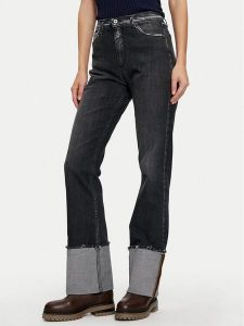 Please Jeansy P3APCPOEQS Szary Regular Fit. Szare jeansy Please, bez wzorów, z bawełny. Za 299,99 zł.