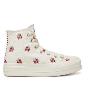 Trampki Converse. Białe trampki Converse, bez wzorów, bez zapięcia. Za 289,99 zł.