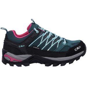 Buty trekkingowe damskie CMP Rigel Low WP. Czarne buty trekkingowe CMP, bez zapięcia. W wyprzedaży za 353,55 zł.