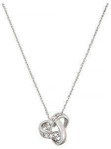 Maison héritage PARIS Złota zawieszka "Noeud Elegance" z diamentami rozmiar: onesize. Szare zawieszki Maison héritage PARIS, z diamentem, złote. Za 695,99 zł.