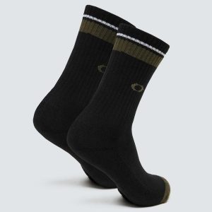 Skarpetki turystyczne długie unisex Oakley Essential Socks 3 pary. Czarne skarpetki Oakley, bez wzorów. Za 66,99 zł.