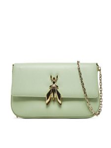 Patrizia Pepe Torebka 8B0229/L061 Zielony. Zielone torebki klasyczne Patrizia Pepe, bez wzorów, ze skóry, bez dodatków. Za 699,99 zł.