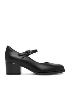 Go Soft Czółenka CEO-BK064 Czarny. Czarne czółenka Go Soft, bez wzorów, ze skóry, bez obcasa, bez zapięcia. Za 149,99 zł.