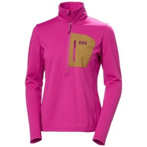 Bluza damska z zamkiem 1/2 Helly Hansen Versalite Fleece. Czerwone bluzy Helly Hansen, bez wzorów, bez kaptura. Za 355,00 zł.
