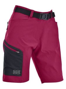 Maul Sport Bermudy trekkingowe "Laval 3XT" w kolorze jagodowym rozmiar: 36. Różowe spodnie dresowe Maul Sport, bez wzorów, z materiału. Za 224,77 zł.