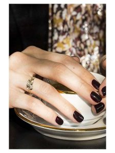 CARATELLI Złoty pierścionek "Gezira" z diamentami rozmiar: 58. Szare pierścionki CARATELLI, z diamentem, złote. Za 935,99 zł.