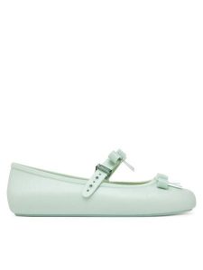 Melissa Baleriny Melissa Soft Ballerina Bow Ad M 35971 Zielony. Zielone balerinki Melissa, bez wzorów, z tworzywa sztucznego, bez obcasa, bez zapięcia. Za 259,99 zł.