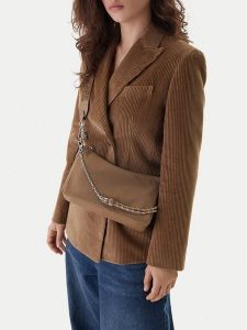 KARL LAGERFELD Torebka B1W30018 Brązowy. Brązowe torebki klasyczne KARL LAGERFELD, bez wzorów, ze skóry, bez dodatków. Za 664,99 zł.