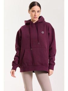Onamaste Bluza "Capuche" w kolorze bordowym rozmiar: L/XL. Czerwone bluzy Onamaste, l, bez wzorów, z bawełny, z kapturem. Za 217,99 zł.