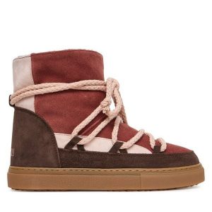 Śniegowce Inuikii. Czerwone buty zimowe Inuikii, bez obcasa, bez zapięcia. Za 809,99 zł.