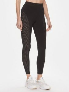 Calvin Klein Performance Legginsy 00GWS4L631 Czarny Slim Fit. Czarne legginsy Calvin Klein Performance, bez wzorów, z syntetyku. Za 239,99 zł.