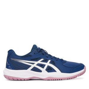 Buty do tenisa Asics. Niebieskie buty sportowe ASICS, bez wzorów, bez zapięcia, tenisowe. Za 269,99 zł.