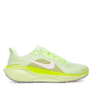 Buty do biegania Nike. Zielone buty sportowe Nike, bez wzorów, bez zapięcia, do biegania. Za 447,99 zł.