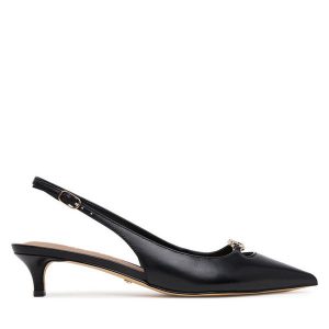 Czółenka Guess. Czarne czółenka Guess, z aplikacjami, bez obcasa, bez zapięcia. Za 399,99 zł.