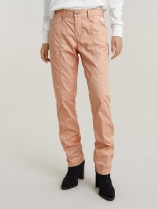 G-Star Spodnie chino w kolorze jasnoróżowym rozmiar: W32. Różowe chinosy G-Star, bez wzorów. Za 144,92 zł.