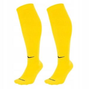 Getry piłkarskie unisex Nike Classic II treningowe długie skarpety szybkoschnące. Żółte skarpetki Nike, bez wzorów. Za 38,00 zł.