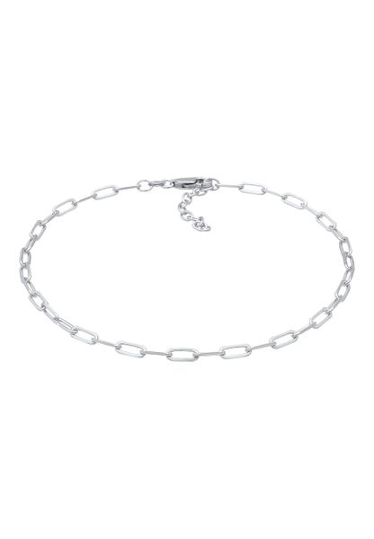 Elli Damski naszyjnik owalny Basic Summer Trend regulowany w pozłacanym srebrze próby 925 Sterling Silver Bransoletki na nogę 1 ct. Szare bransoletki Elli, pozłacane. Za 188,99 zł.