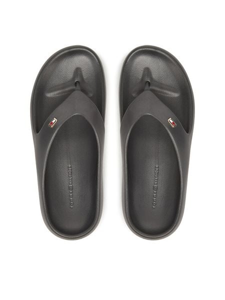 Tommy Hilfiger Japonki Th Comfort Beach Sandal FW0FW08522 Szary. Szare klapki TOMMY HILFIGER, bez wzorów, z syntetyku, bez obcasa. Za 199,99 zł.