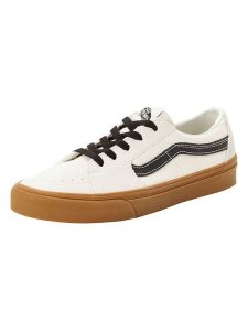 Vans Skórzane sneakersy w kolorze białym rozmiar: 36,5. Białe trampki Vans, bez wzorów, bez zapięcia. Za 136,13 zł.
