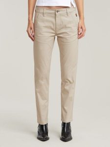 G-Star Spodnie chino w kolorze beżowym rozmiar: W31/L34. Brązowe chinosy G-Star, bez wzorów. Za 227,45 zł.