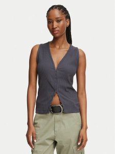 G-Star Raw Kardigan D28965-D107 Szary ciemny Slim Fit. Szare kardigany G-Star, z bawełny. Za 179,99 zł.