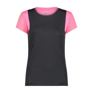 Koszulka damska CMP. Czerwone bluzki CMP, bez wzorów, z materiału, sportowe, bez kołnierzyka, bez ramiączek. Za 143,50 zł.