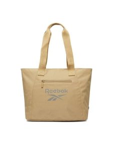 Reebok Torebka CWBEO-RBK-P-005-09 Beżowy. Brązowe shopper bag Reebok, bez wzorów, z materiału, bez dodatków. Za 79,99 zł.