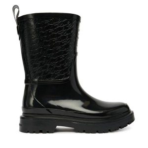 Kalosze KARL LAGERFELD. Czarne kalosze KARL LAGERFELD, bez wzorów. Za 499,99 zł.