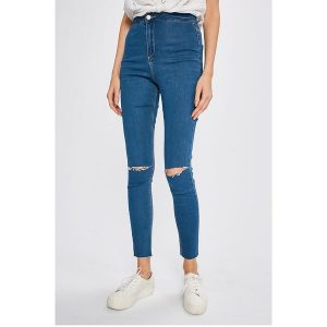 Missguided - Jeansy Vice. Jeansy marki Missguided. W wyprzedaży za 99,90 zł.